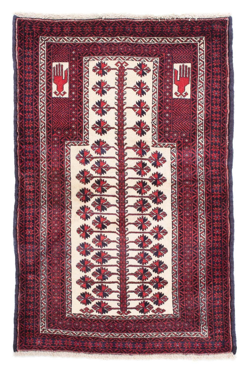 Baluch tapijt - 136 x 89 cm - rood