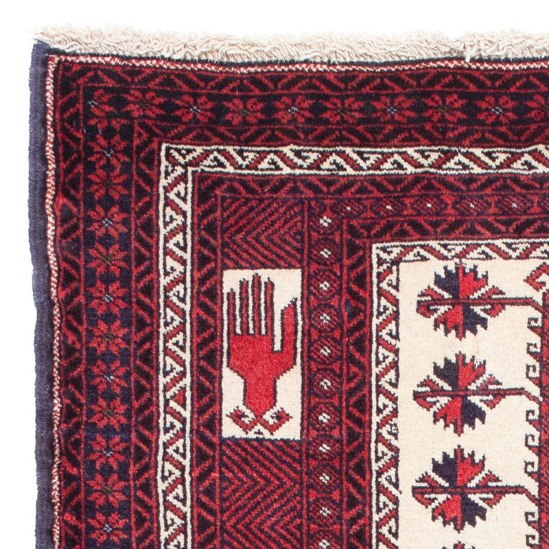 Baluch tapijt - 136 x 89 cm - rood