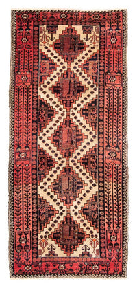 Loper Baluch tapijt - 238 x 100 cm - licht rood