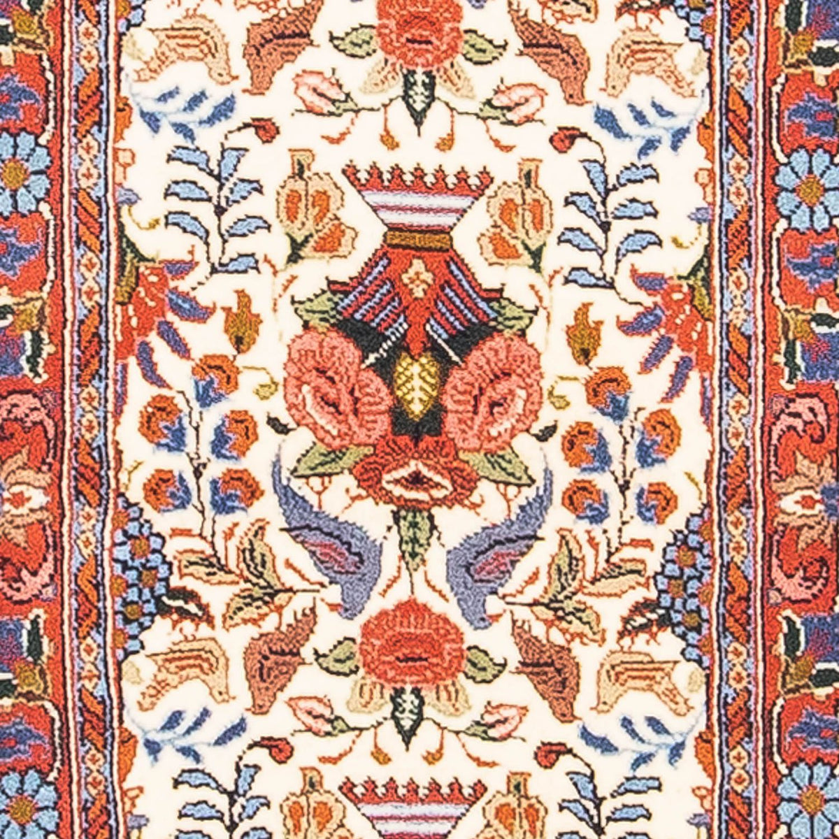 Loper Perzisch tapijt - Bijar - 160 x 50 cm - beige