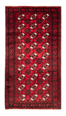 Loper Baluch tapijt - 202 x 110 cm - donkerrood