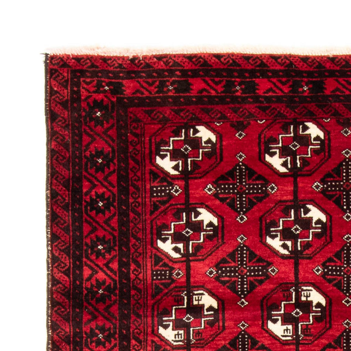 Loper Baluch tapijt - 202 x 110 cm - donkerrood