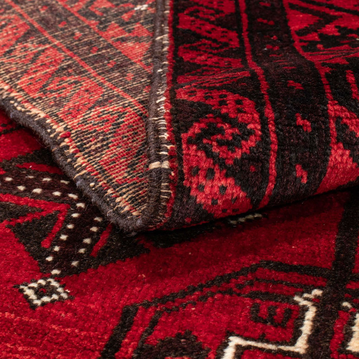 Loper Baluch tapijt - 202 x 110 cm - donkerrood