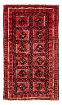 Loper Baluch tapijt - 198 x 110 cm - rood
