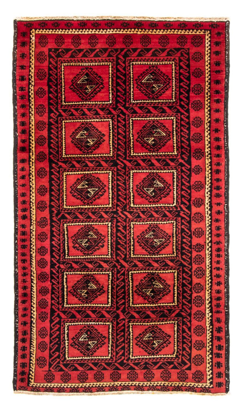 Loper Baluch tapijt - 198 x 110 cm - rood