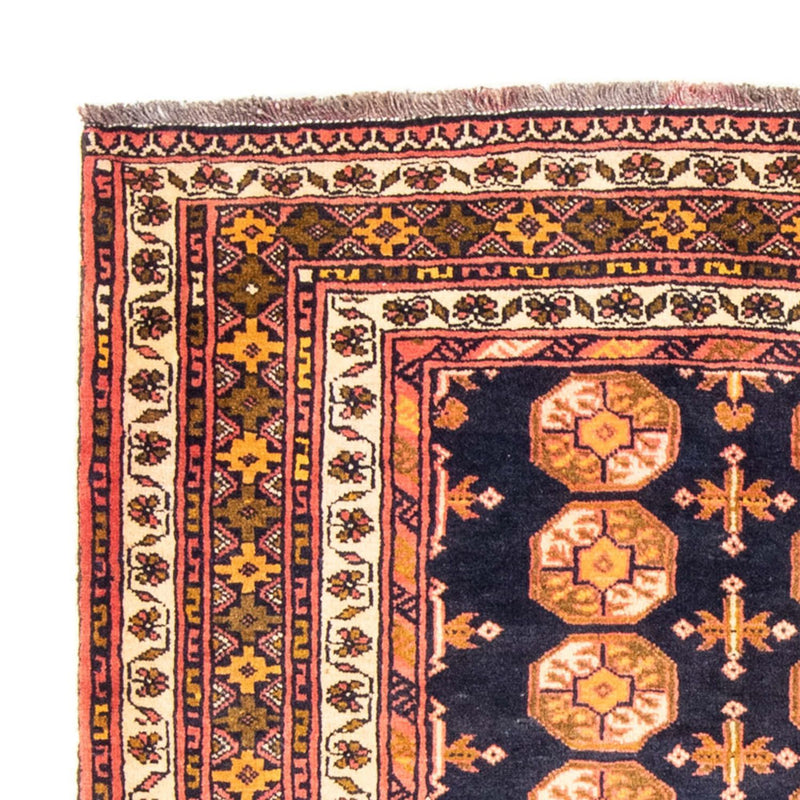Baluch tapijt vierkant  - 174 x 139 cm - donkerblauw