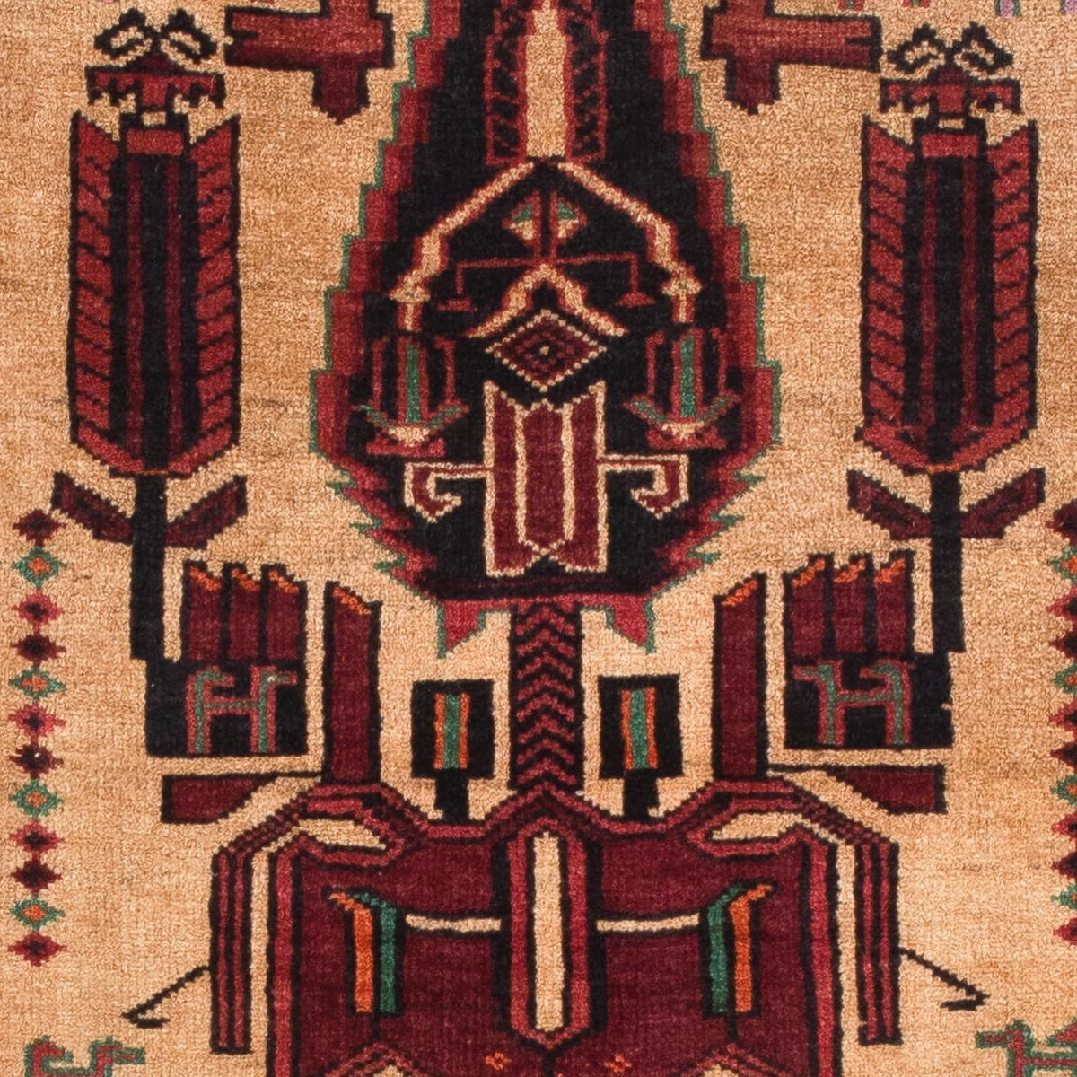 Baluch tapijt - 135 x 82 cm - donkerrood