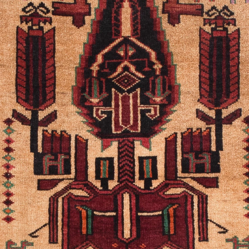 Baluch tapijt - 135 x 82 cm - donkerrood