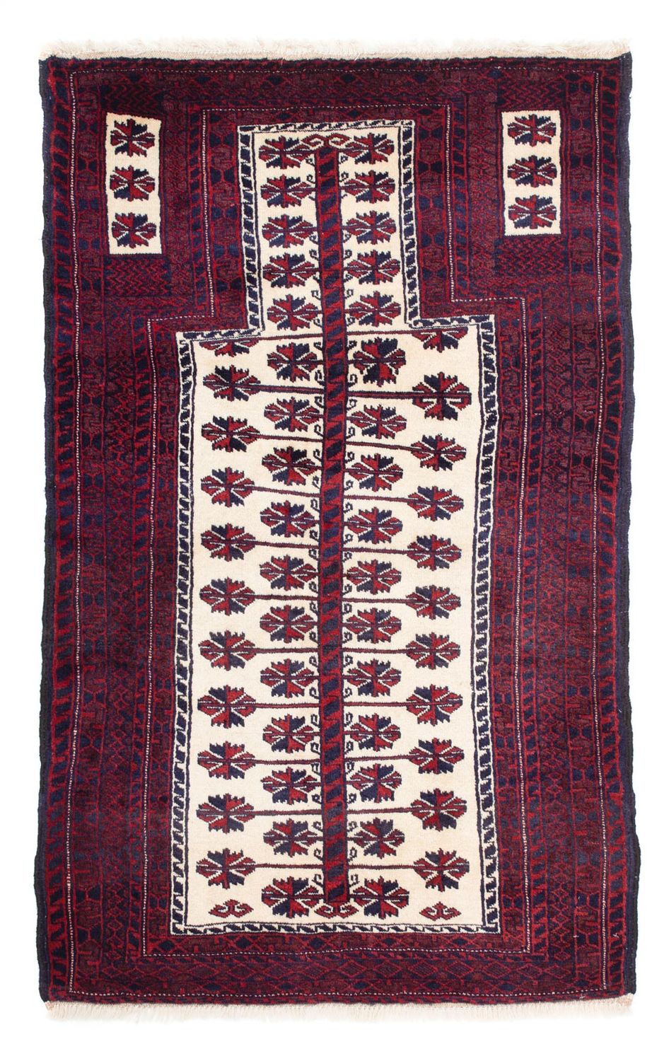 Baluch tapijt - 147 x 93 cm - beige