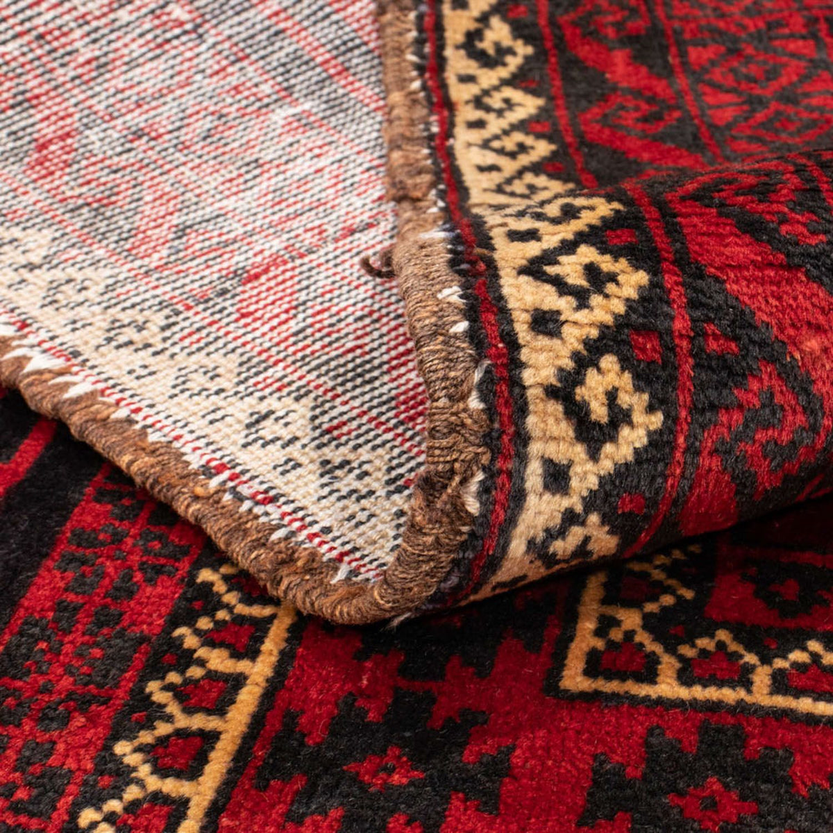 Loper Baluch tapijt - 224 x 119 cm - rood