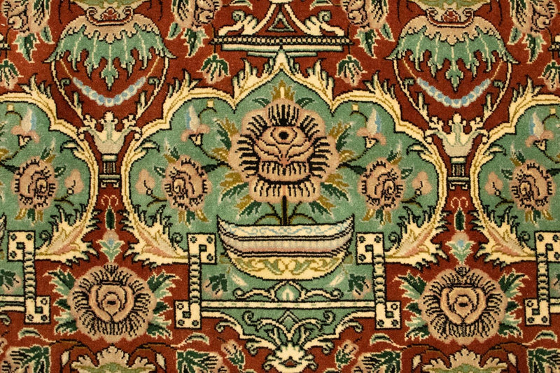 Perzisch tapijt - Ghom - 160 x 112 cm - roest