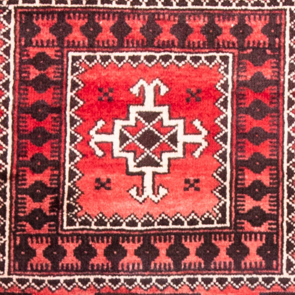 Loper Baluch tapijt - 207 x 112 cm - rood