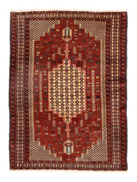 Baluch tapijt vierkant  - 174 x 133 cm - rood