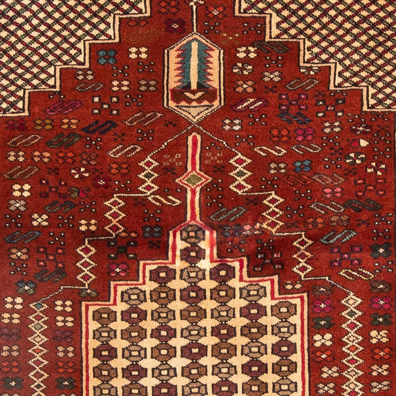 Baluch tapijt vierkant  - 174 x 133 cm - rood