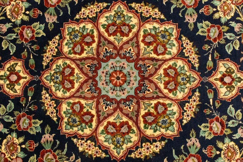 Perzisch tapijt - Ghom - 170 x 108 cm - zwart