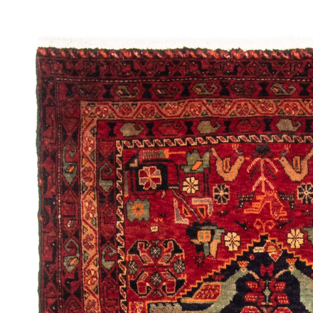 Loper Baluch tapijt - 200 x 100 cm - rood