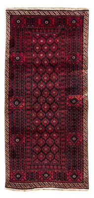 Loper Baluch tapijt - 222 x 110 cm - donkerrood