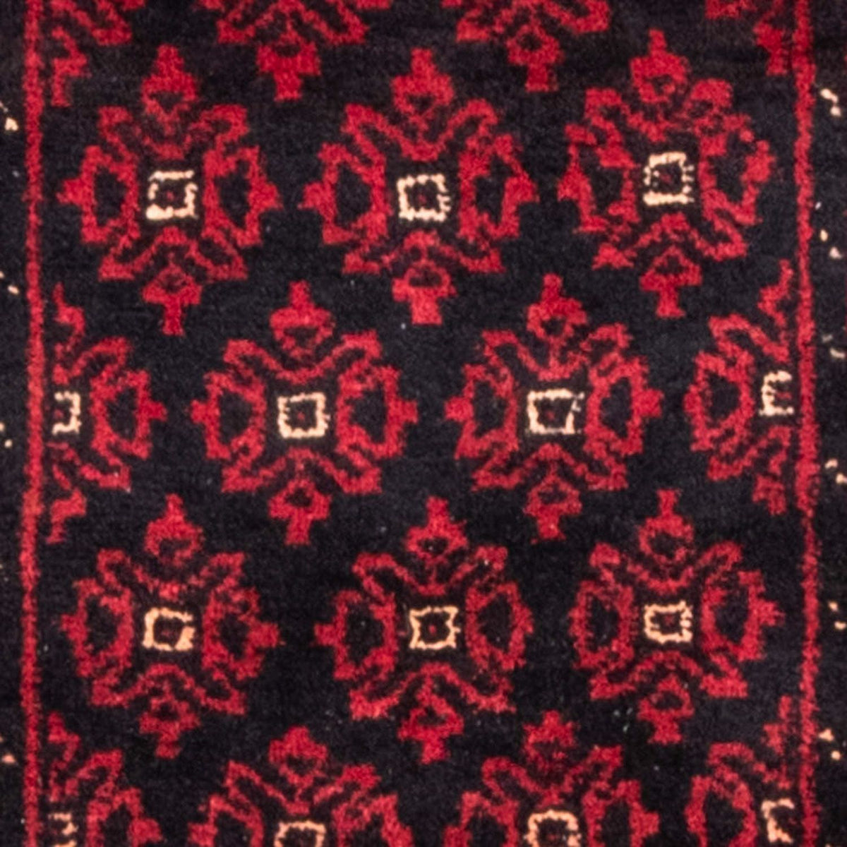 Loper Baluch tapijt - 222 x 110 cm - donkerrood