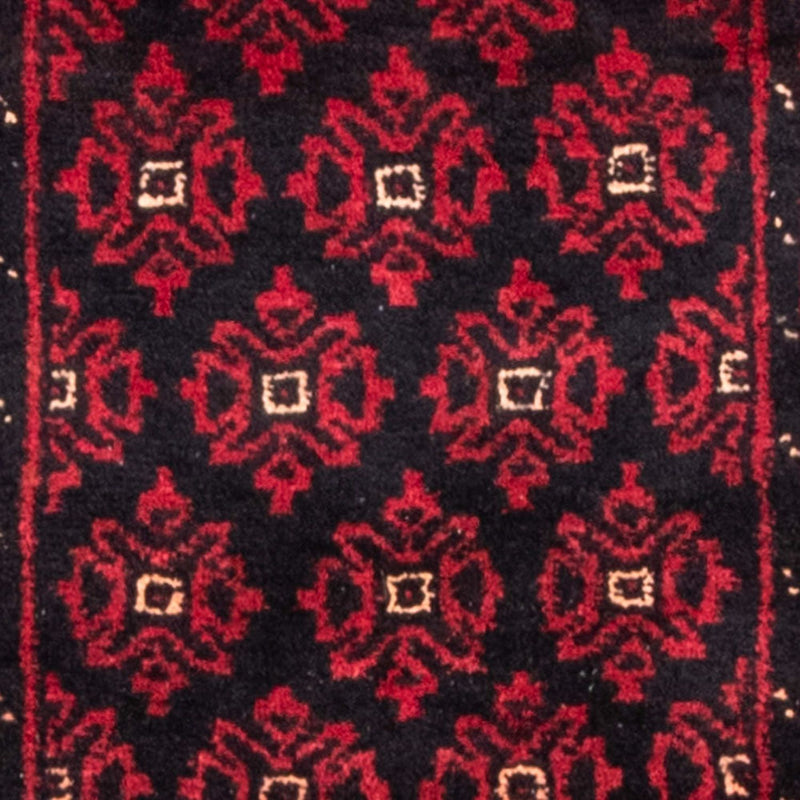 Loper Baluch tapijt - 222 x 110 cm - donkerrood