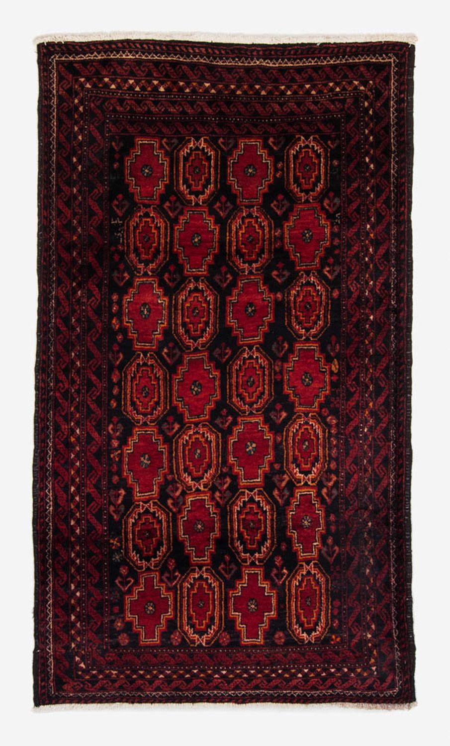 Loper Baluch tapijt - 185 x 110 cm - donkerrood