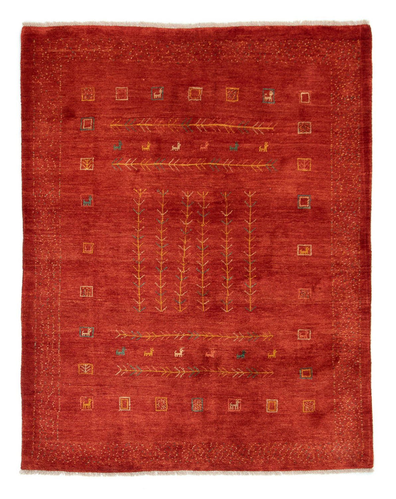 Gabbeh tapijt - Perzisch - 190 x 150 cm - rood
