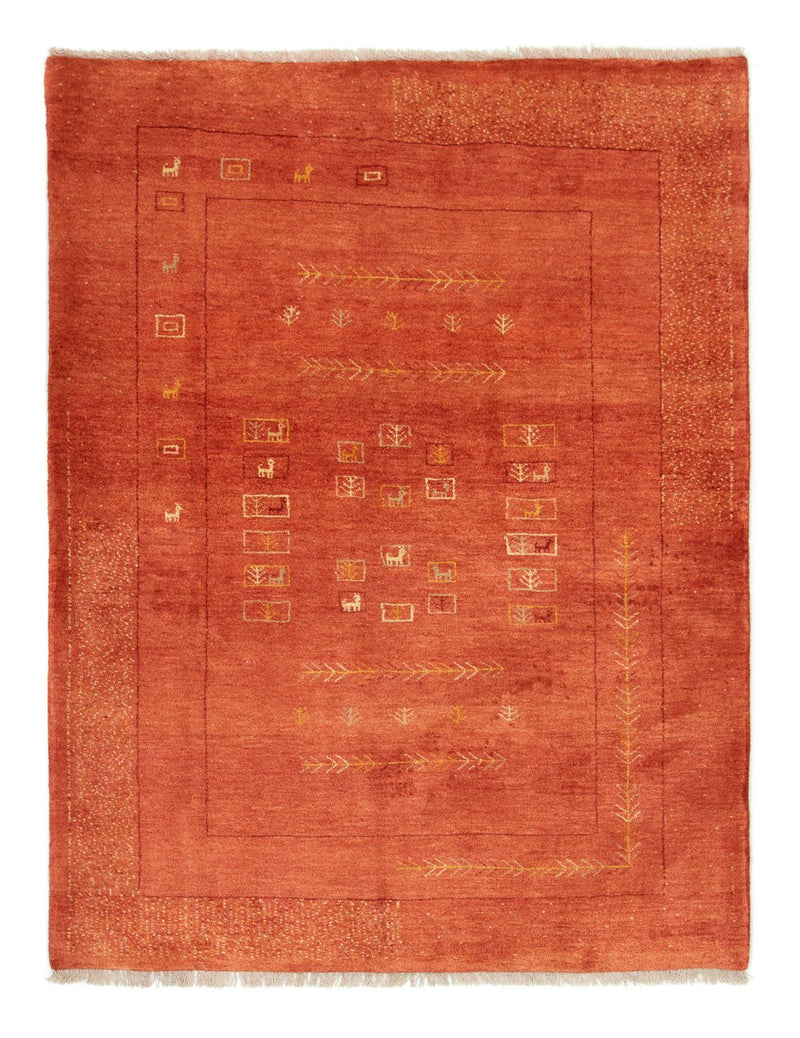 Gabbeh tapijt - Perzisch - 192 x 149 cm - rood
