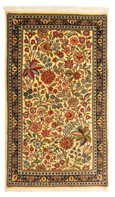 Perzisch tapijt - Ghom - 128 x 77 cm - beige