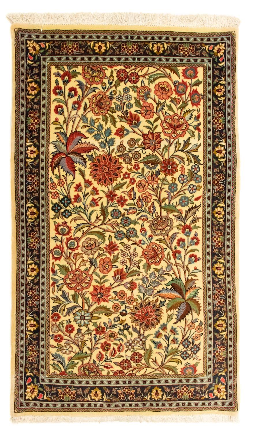 Perzisch tapijt - Ghom - 128 x 77 cm - beige