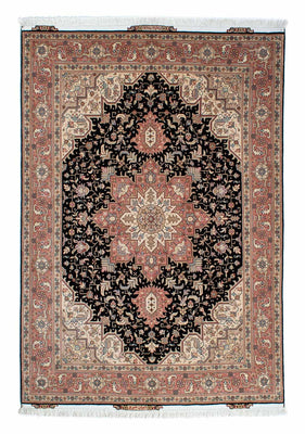 Perzisch tapijt - Tabriz - Royal - 204 x 150 cm - donkerblauw