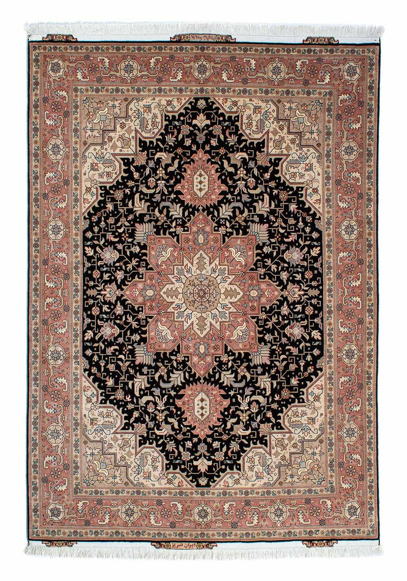 Perzisch tapijt - Tabriz - Royal - 204 x 150 cm - donkerblauw