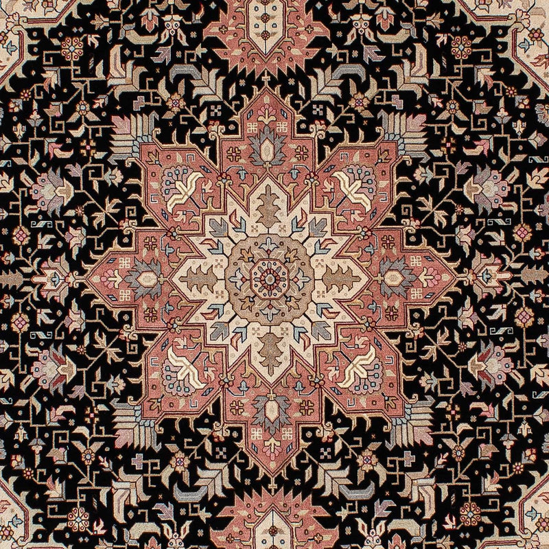 Perzisch tapijt - Tabriz - Royal - 204 x 150 cm - donkerblauw