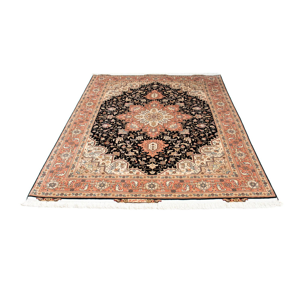 Perzisch tapijt - Tabriz - Royal - 204 x 150 cm - donkerblauw