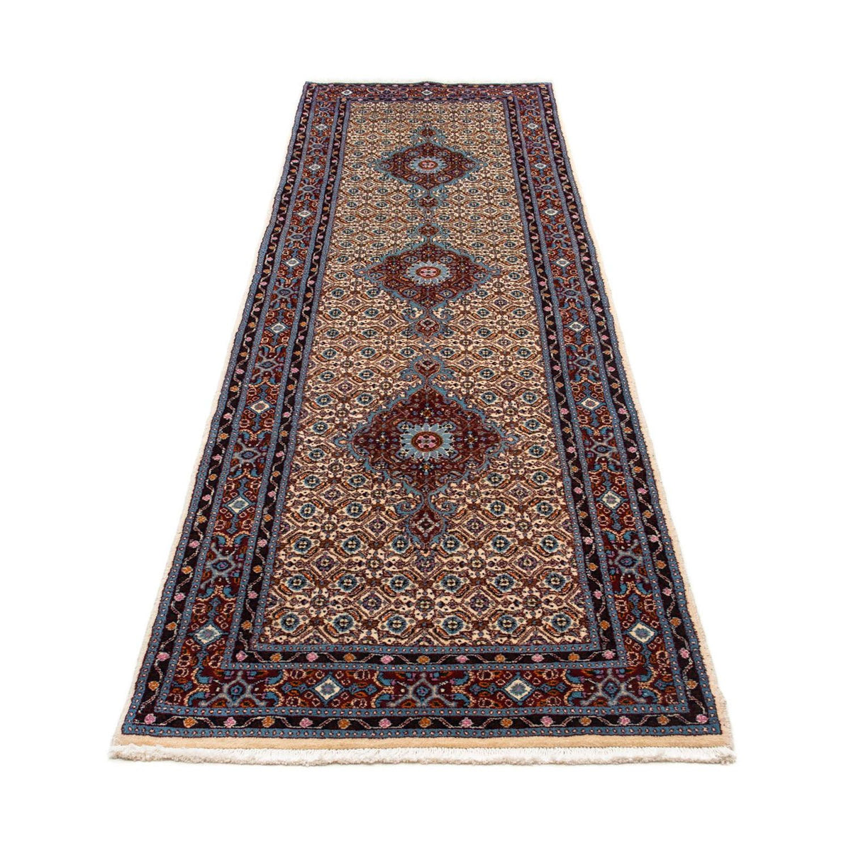 Loper Perzisch tapijt - Klassiek - 295 x 77 cm - beige