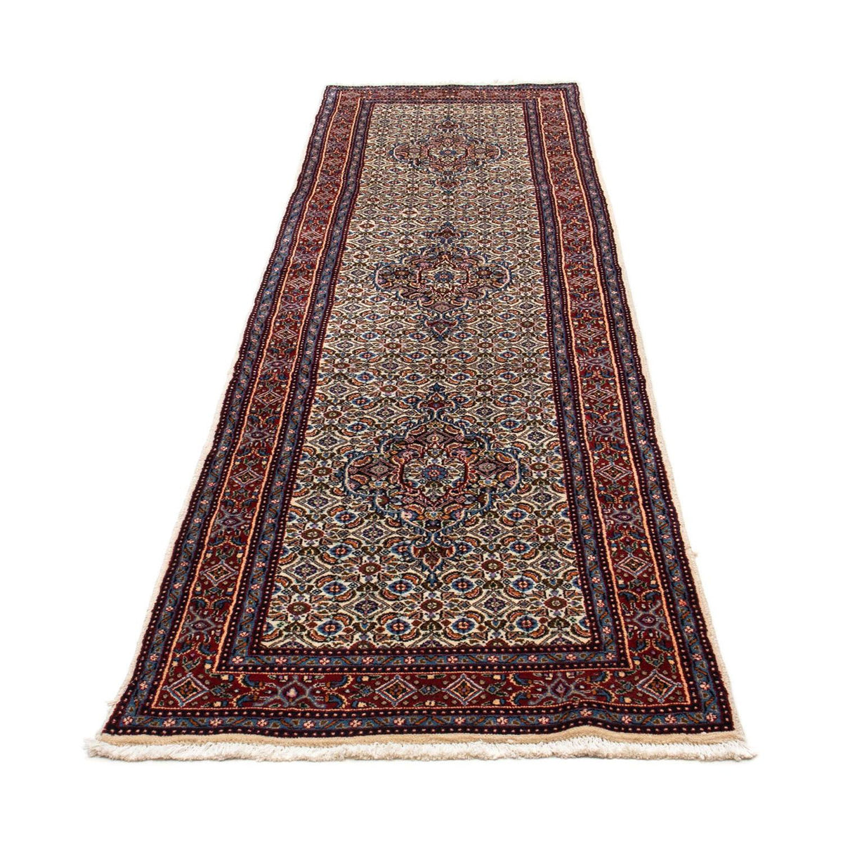 Loper Perzisch tapijt - Klassiek - 298 x 77 cm - beige