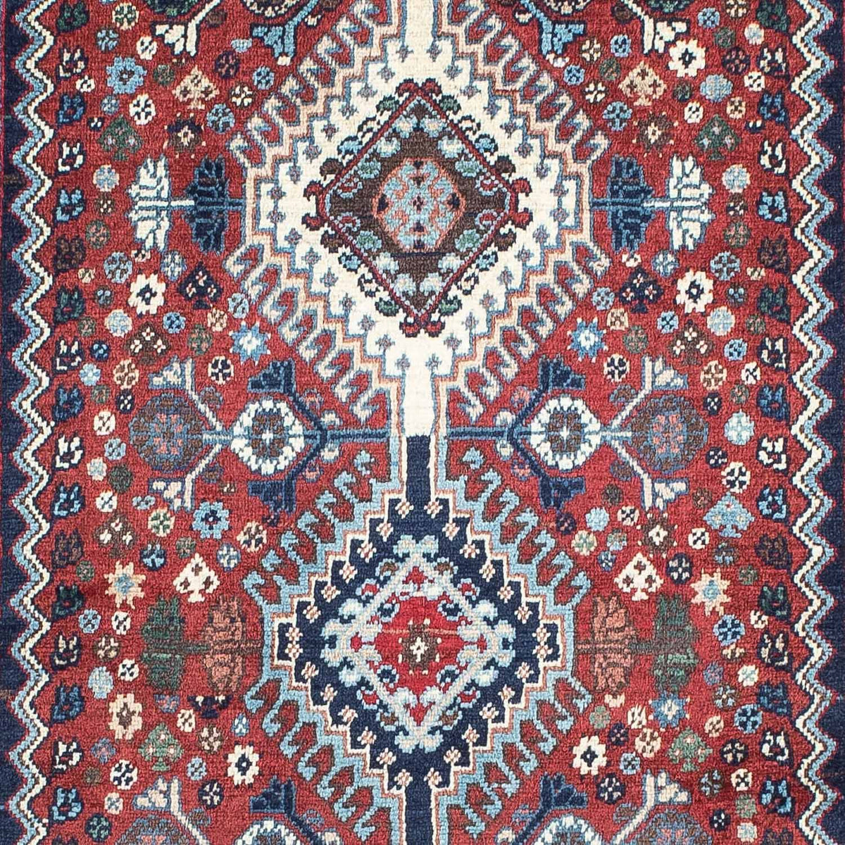 Loper Perzisch Tapijt - Nomadisch - 190 x 80 cm - donkerblauw