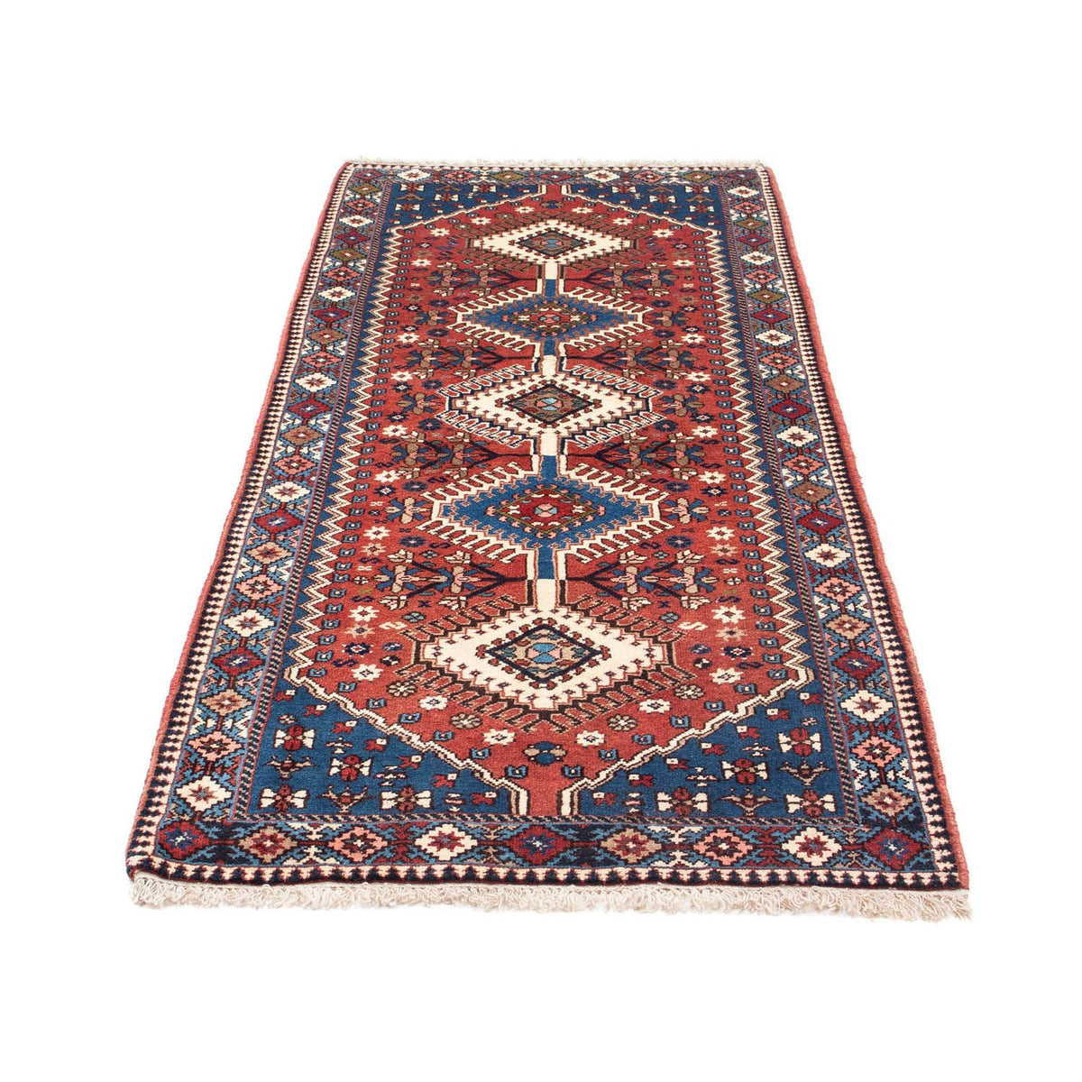 Loper Perzisch Tapijt - Nomadisch - 190 x 80 cm - donkerblauw