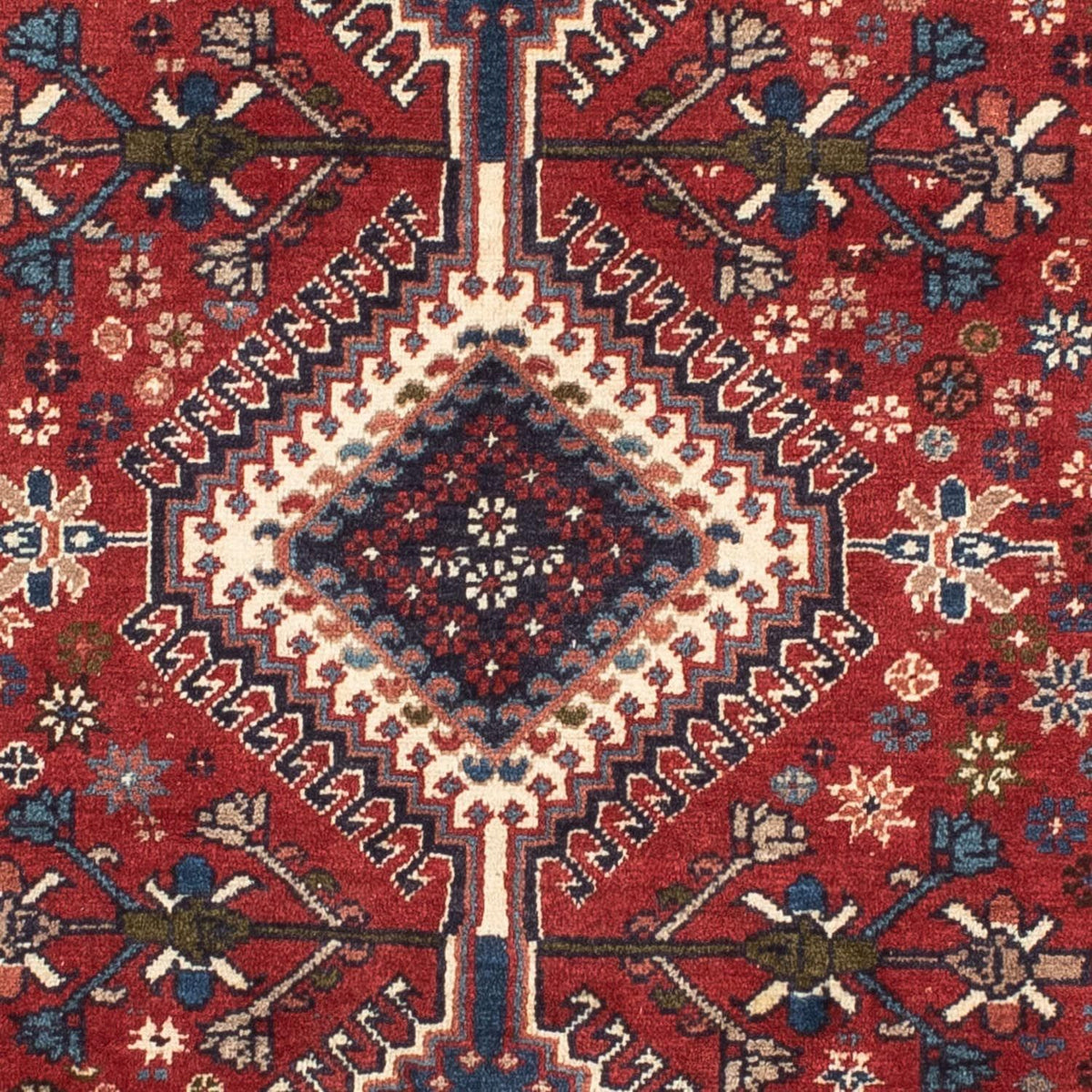 Perzisch Tapijt - Nomadisch - 151 x 103 cm - donkerrood