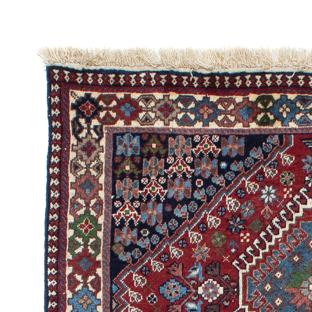 Perzisch Tapijt - Nomadisch - 145 x 97 cm - donkerrood