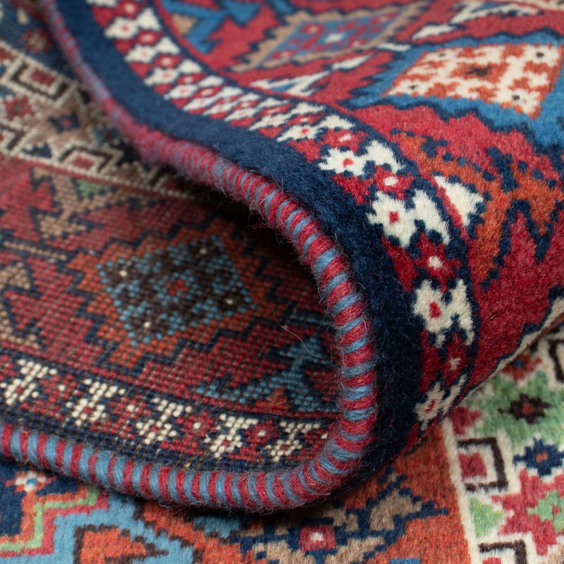 Perzisch Tapijt - Nomadisch - 136 x 100 cm - blauw