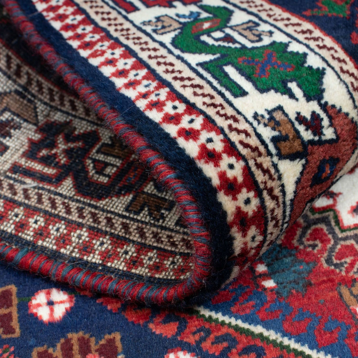 Perzisch Tapijt - Nomadisch - 149 x 105 cm - donkerrood