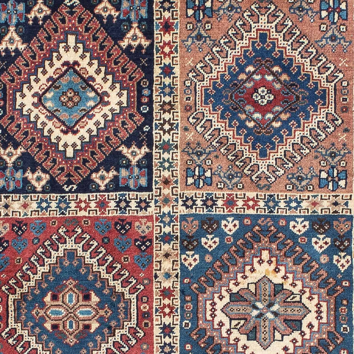 Perzisch Tapijt - Nomadisch - 140 x 100 cm - donkerblauw