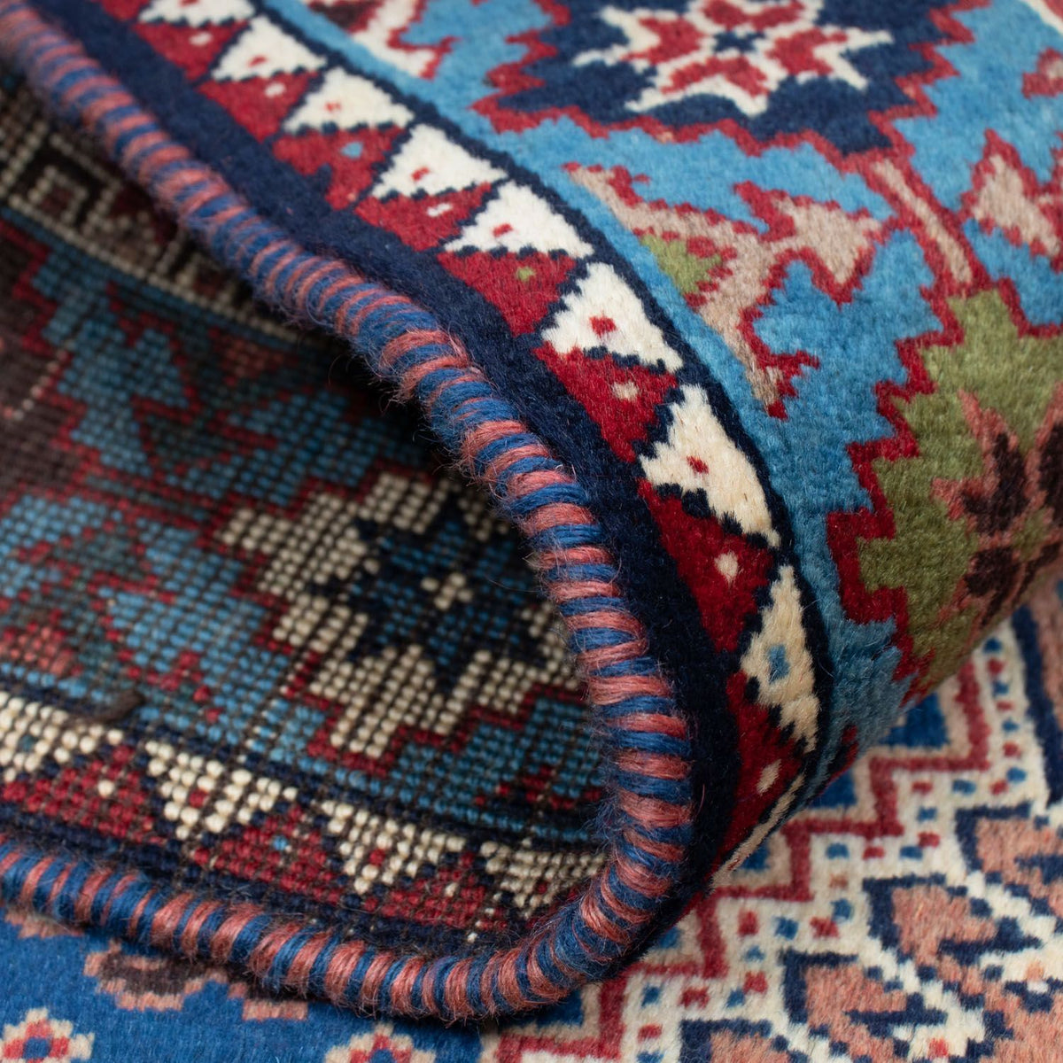 Perzisch Tapijt - Nomadisch - 140 x 100 cm - donkerblauw