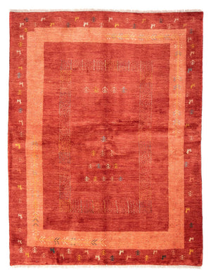 Gabbeh tapijt - Perzisch - 225 x 171 cm - donkerrood