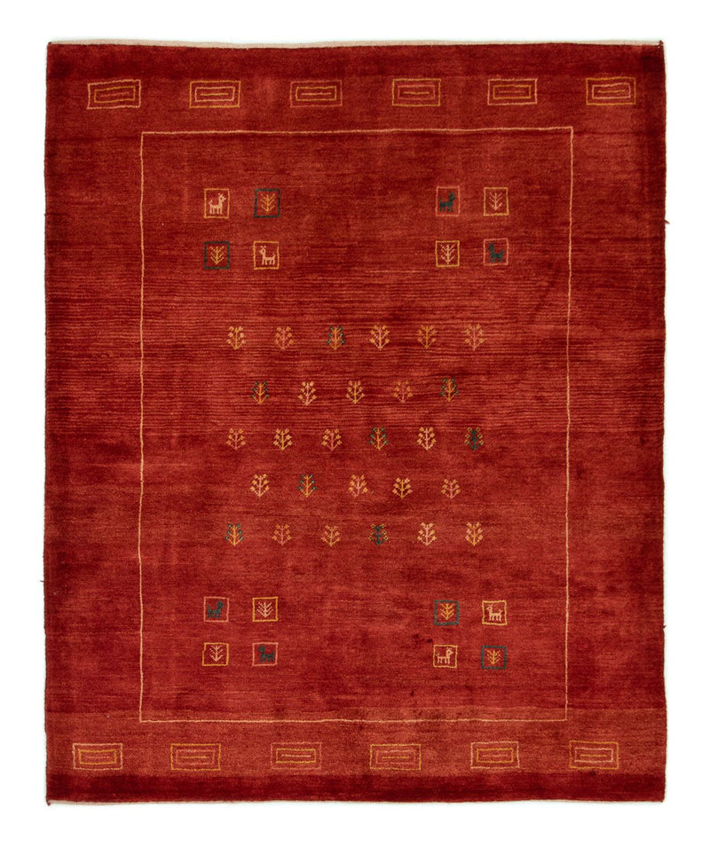 Gabbeh tapijt - Perzisch - 190 x 163 cm - rood
