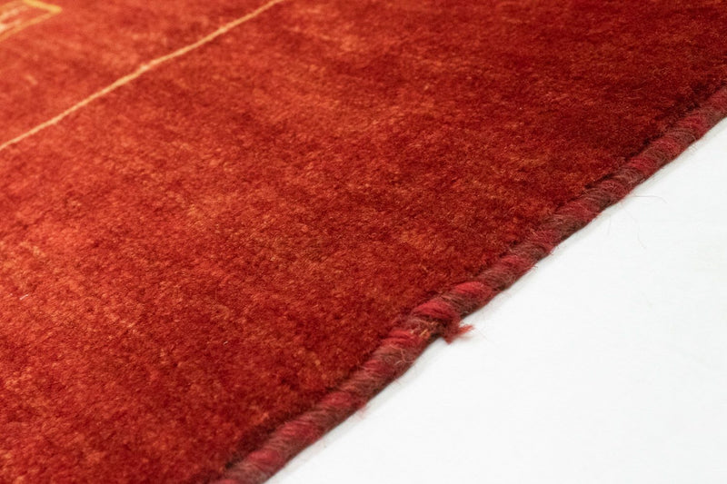 Gabbeh tapijt - Perzisch - 190 x 163 cm - rood