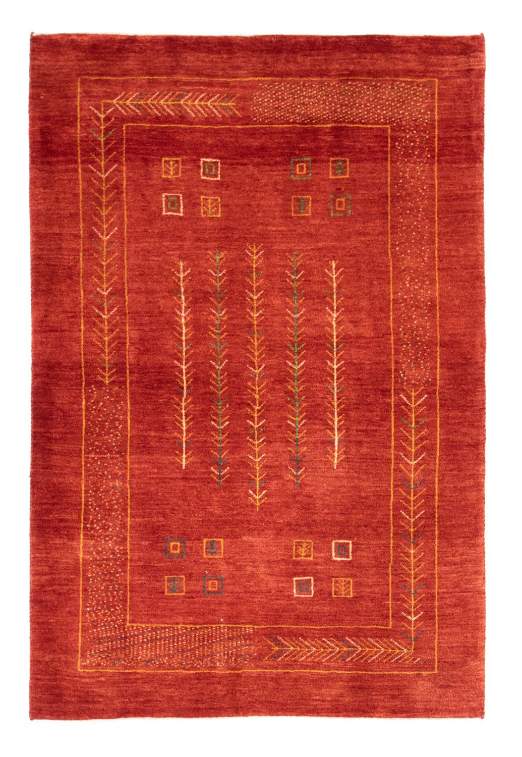 Gabbeh tapijt - Perzisch - 180 x 124 cm - rood