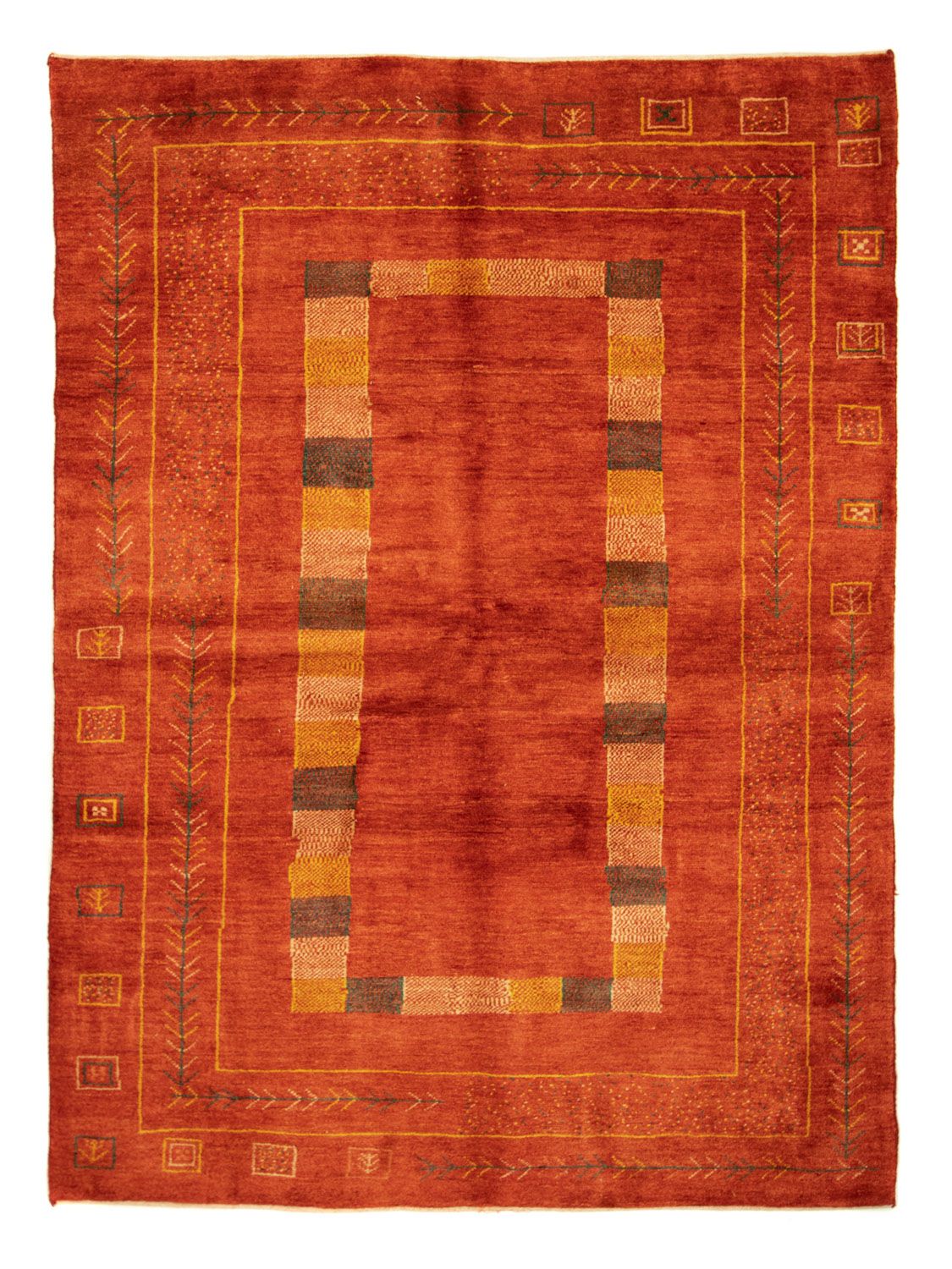 Gabbeh tapijt - Perzisch - 231 x 168 cm - rood