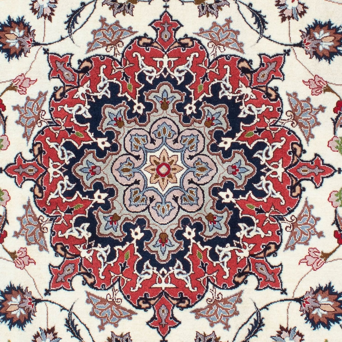 Perzisch tapijt - Tabriz - Royal - 201 x 153 cm - beige