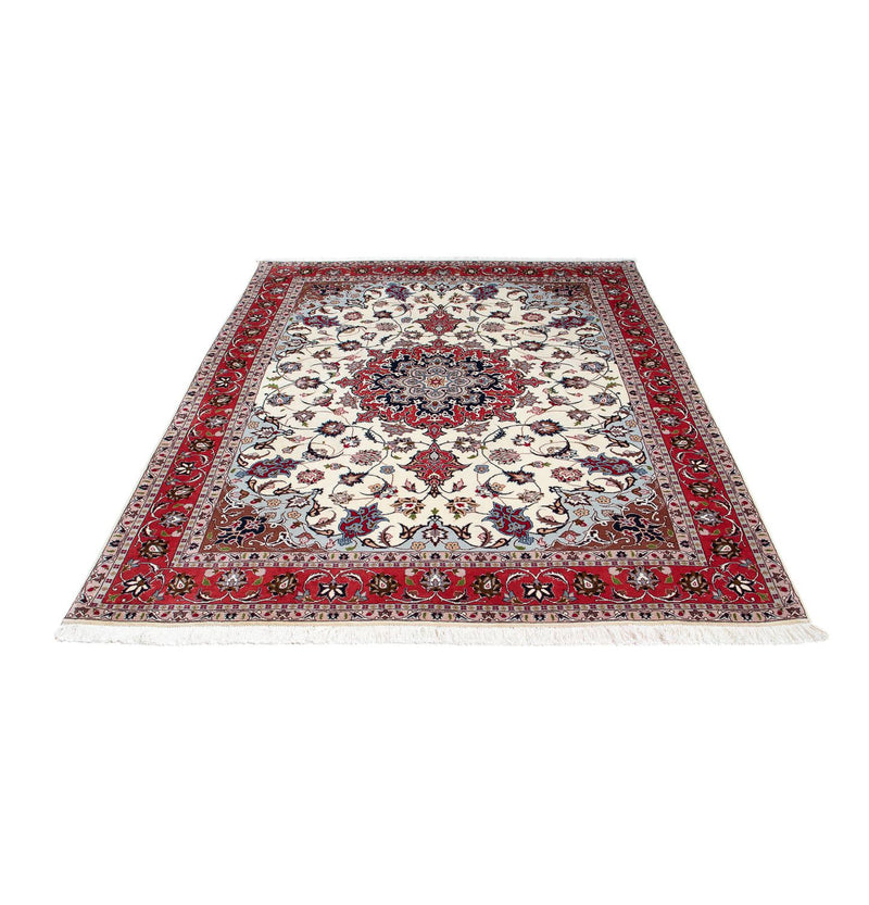 Perzisch tapijt - Tabriz - Royal - 201 x 153 cm - beige