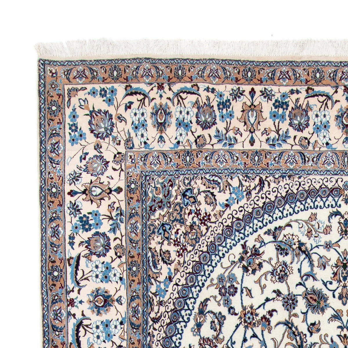 Perzisch tapijt - Nain - Koninklijk - 307 x 200 cm - beige